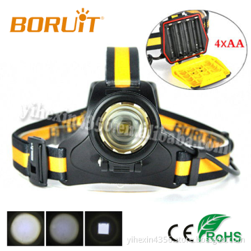 Boruit B18 Zoomable Headlamp Cree L2 Work With 4*AA Battery